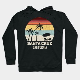 Retro California Santa Cruz Beach Shirt Vintage Hoodie